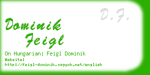 dominik feigl business card